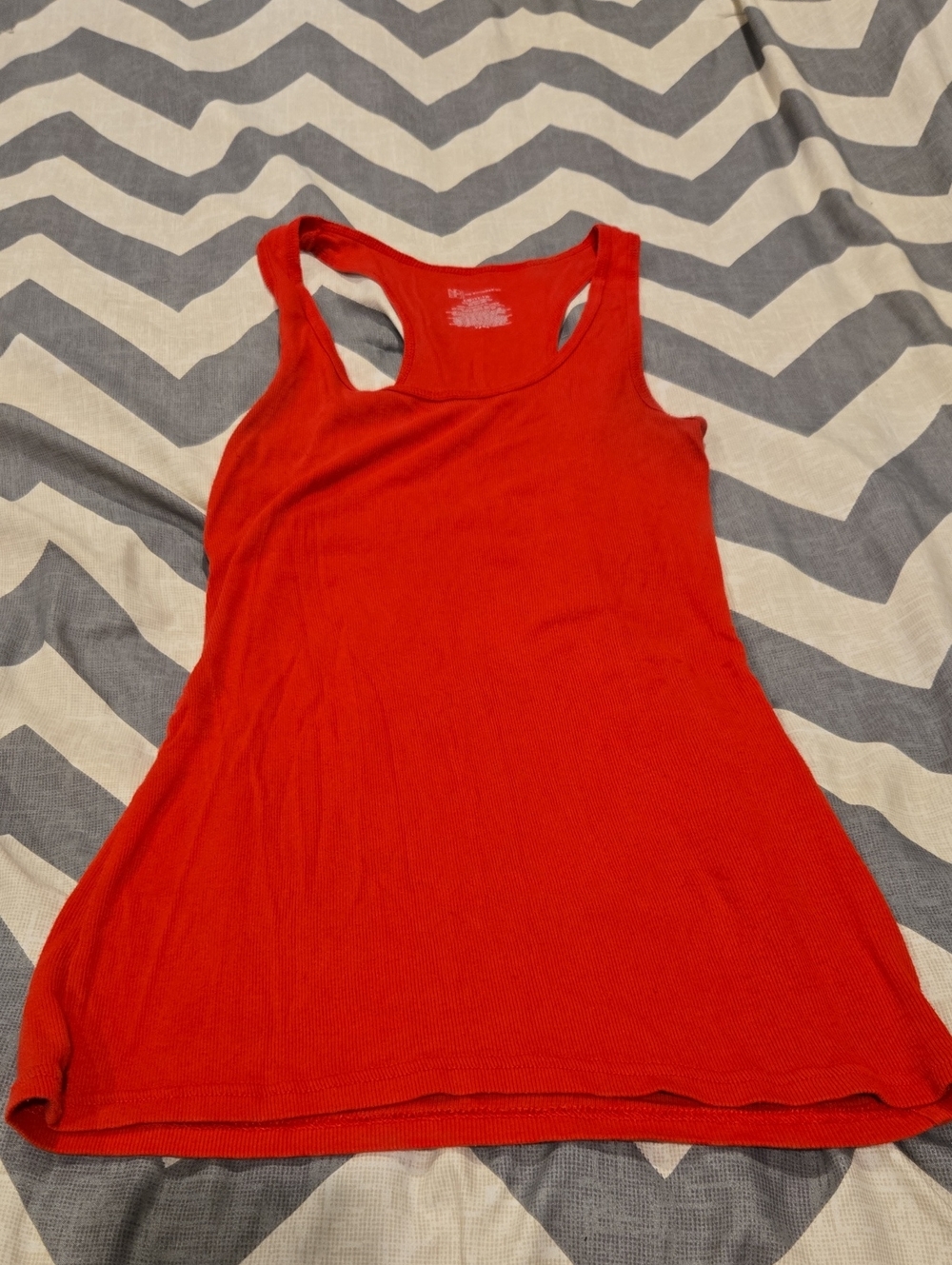 No Boundaries Red Racerback Tank Top